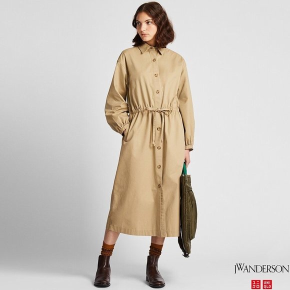 Jwanderson twill shirt dress navy blue M - Picture 3 of 7